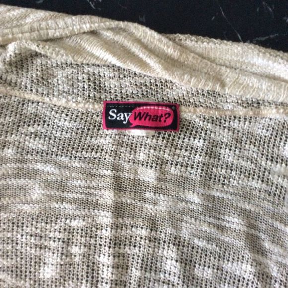 Light beige knit sweater - Picture 2 of 7